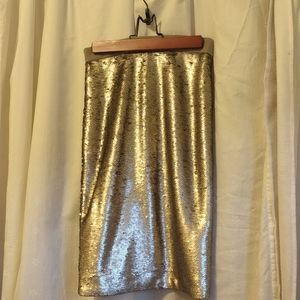 Banana Republic sequin pencil skirt